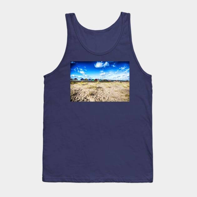 Sutton On Sea Beach Huts, lincolnshire, UK Tank Top by tommysphotos